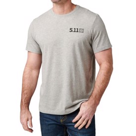 5.11 Tactical Barrell Banner T-shirt i farven Heather Grey