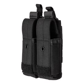 5.11 Tactical Flex Double Pistol Mag cover Pouch i farven sort med velcro