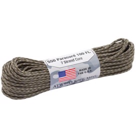 Atwood Rope Tactical Paracord Reb 550, 4 mm X 30 m set i farven M Camouflage