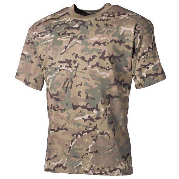 Camouflage t-shirt til børn, Operation Camo, 164 cm