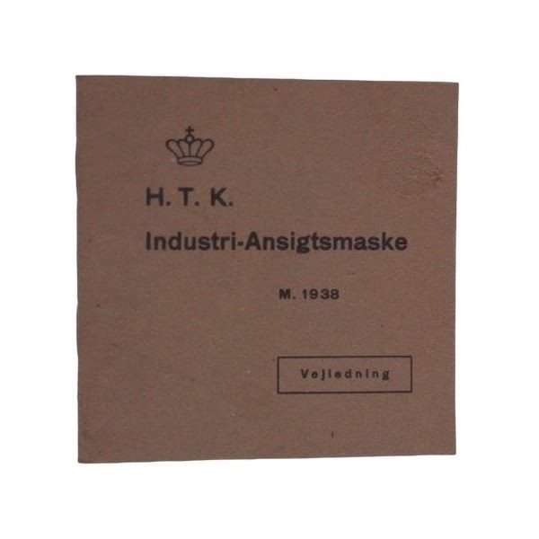 Hæfte, "HTK Industri-Ansigtsmaske, 1938"