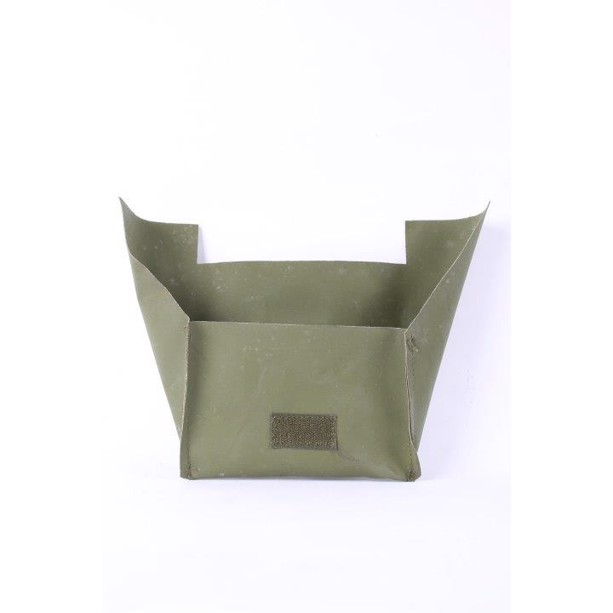 hylster DK militær grøn coated nylon med vindue