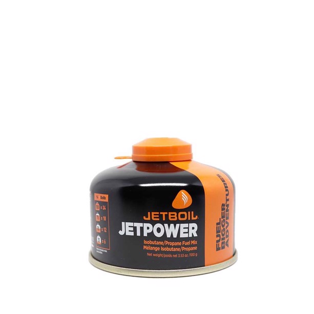 Jetboil Jetpower 100 gram gasdåse med EN417 gevind
