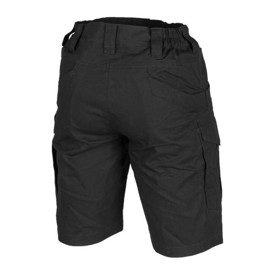 Mil-Tec Assault Ripstop Shorts set i farven Sort bagfra