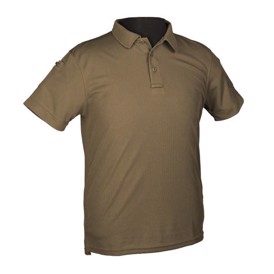 Mil-Tec Tactical Quick Dry Polo T-shirt set i farven Oliven