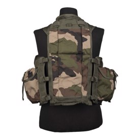 Mil-Tec Tactical Vest med 9 lommer set i farven CCE Camouflage bagfra