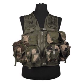 Mil-Tec Tactical Vest med 9 lommer set i farven CCE Camouflage