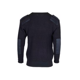 Klassisk army sweater i mørkblå