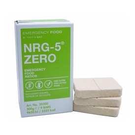 NRG-5 Zero Nødration med 9 kiks set i emballage