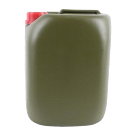 5 liters vanddunk i grøn fra forsvaret set forfra