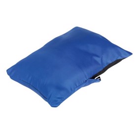 Snugpak Sovepose Softie 15 Intrepid i farven Orange med blå hovedpude
