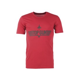 Top Gun T-shirt i farven rød