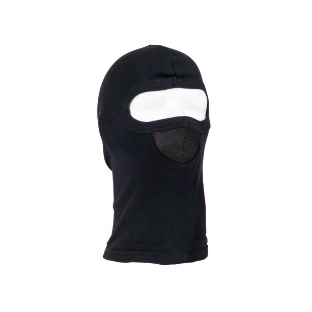 101 INC Balaclava med 1 hul, Sort