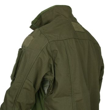 101 INC Combat fleece jakke, Grøn set bagfra