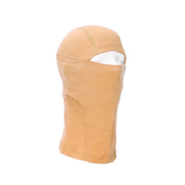 Sandfarvet ninja balaclava