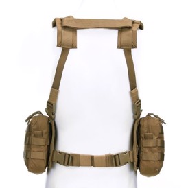 101 INC Operator Chest Rig Vest i farven Coyote set bagfra