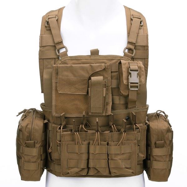 101 INC Operator Chest Rig Vest i farven Coyote