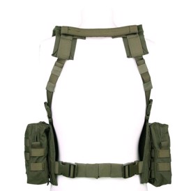 101 INC Operator Chest Rig Vest i farven Grøn set bagfra