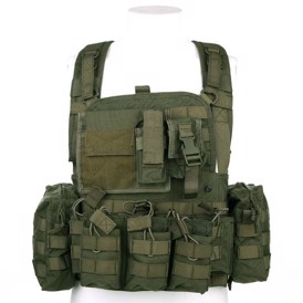 101 INC Operator Chest Rig Vest i farven Grøn