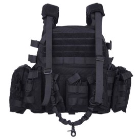 101 INC Tactical Operator Vest i farven Sort