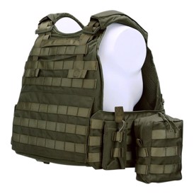 101 INC Tactical Plate Carrier Ranger Vest set i vinkel