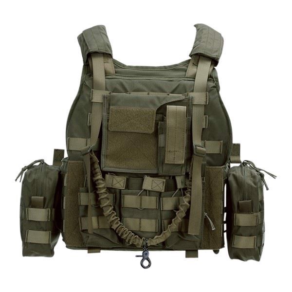 101 INC Tactical Plate Carrier Ranger Vest i farven Grønn