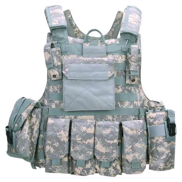101 INC Tactical Raptor Vest, Camouflage, ACU