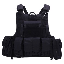 101 INC Tactical Raptor Vest i farven Sort