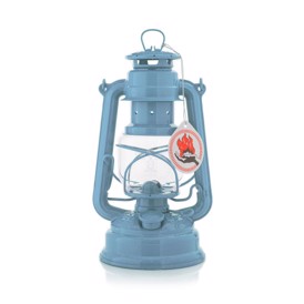 Petroleumslanterne fra Feuerhand i pastelblå