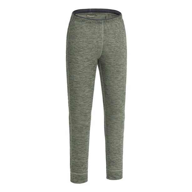 Pinewood Abisko Midlayer fleecebukser til damer, Grøn melange, L