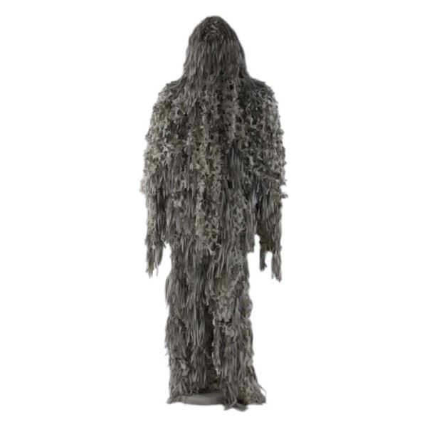 3D camouflagedragt hvid til jagt