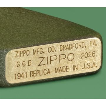 Zippo Founders Day Lighter 2026, Limitied Edition set med detaljer