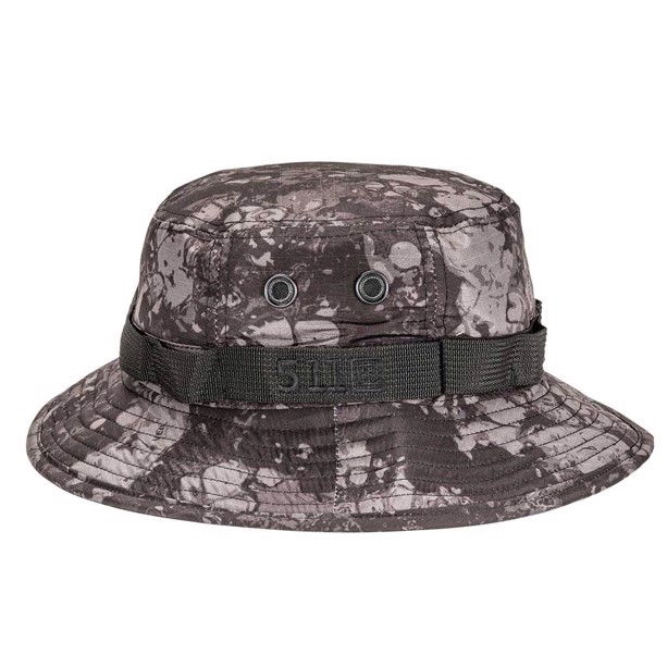 GEO7 bøllehat fra 5.11 Tactical i night camo