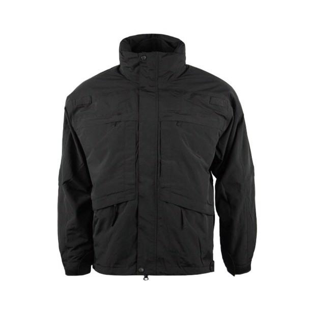 5.11 Tactical 3 in 1 Parka jacket i sort nylon