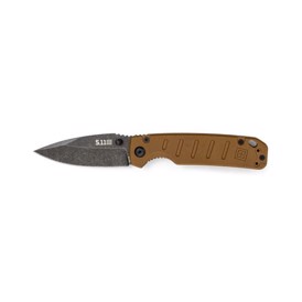 5.11 Tactical Braddock DP mini foldekniv i farven Kangaroo set åben