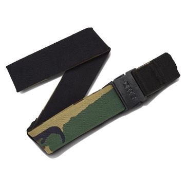 5.11 Tactical Vendbart Ayce Bælte set i Woodland Camouflage og Sort fra begge sider