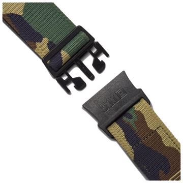 5.11 Tactical Vendbart Ayce Bælte set i Woodland Camouflage og Sort med kraftigt spænde