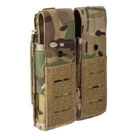 5.11 Tactical Flex Double AR Mag Cover Pouch fra siden i farven MultiCam