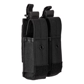 5.11 Tactical Flex Double Pistol Mag cover Pouch i farven sort set fra siden