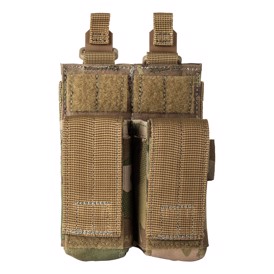 5.11 Tactical Flex Double Pistol Mag Cover Pouch åben i farven MultiCam