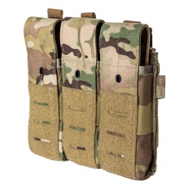 5.11 Tactical Flex Triple AR Mag Cover Pouch med kompressions elastik i farven MultiCam