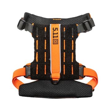 5.11 Tactical ROVR Hundesele set i farven Flourscn Orange/Sort