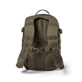 5.11 Tactical Rush12 2.0 rygsæk, 24 liter i farven Ranger Green set bagfra
