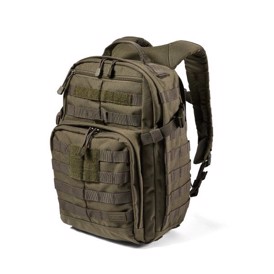 5.11 Tactical Rush12 2.0 rygsæk, 24 liter i farven Ranger Green set fra side