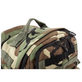 5.11 Tactical Rush24 2.0 Rygsæk 37 liter i farven Woodland Camo med bærehåndtag