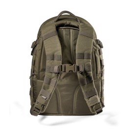 5.11 Tactical Rush24 2.0 Rygsæk, 37 liter i farven Ranger Green set bagfra