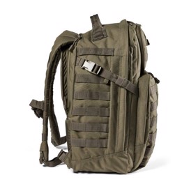 5.11 Tactical Rush24 2.0 Rygsæk, 37 liter i farven Ranger Green set fra venstre side