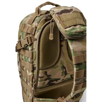 5.11 Tactical Rush Moab10 Sling Pack, 18 liter, MultiCam set med detaljer bagside