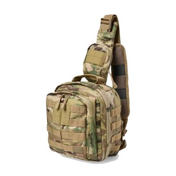 5.11 Tactical Rush Moab6 Sling Pack, 11 Liter, MultiCam set fra vinkel
