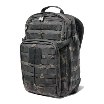 5.11 Rush12 2.0 Rygsæk, 24 liter set i farven MultiCam Black fra vinkel